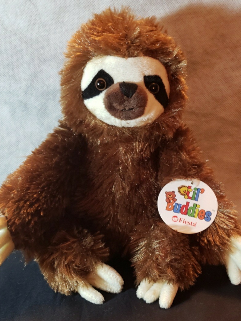 Fiesta Brown and Cream Sloth Plush - Lil' Buddies